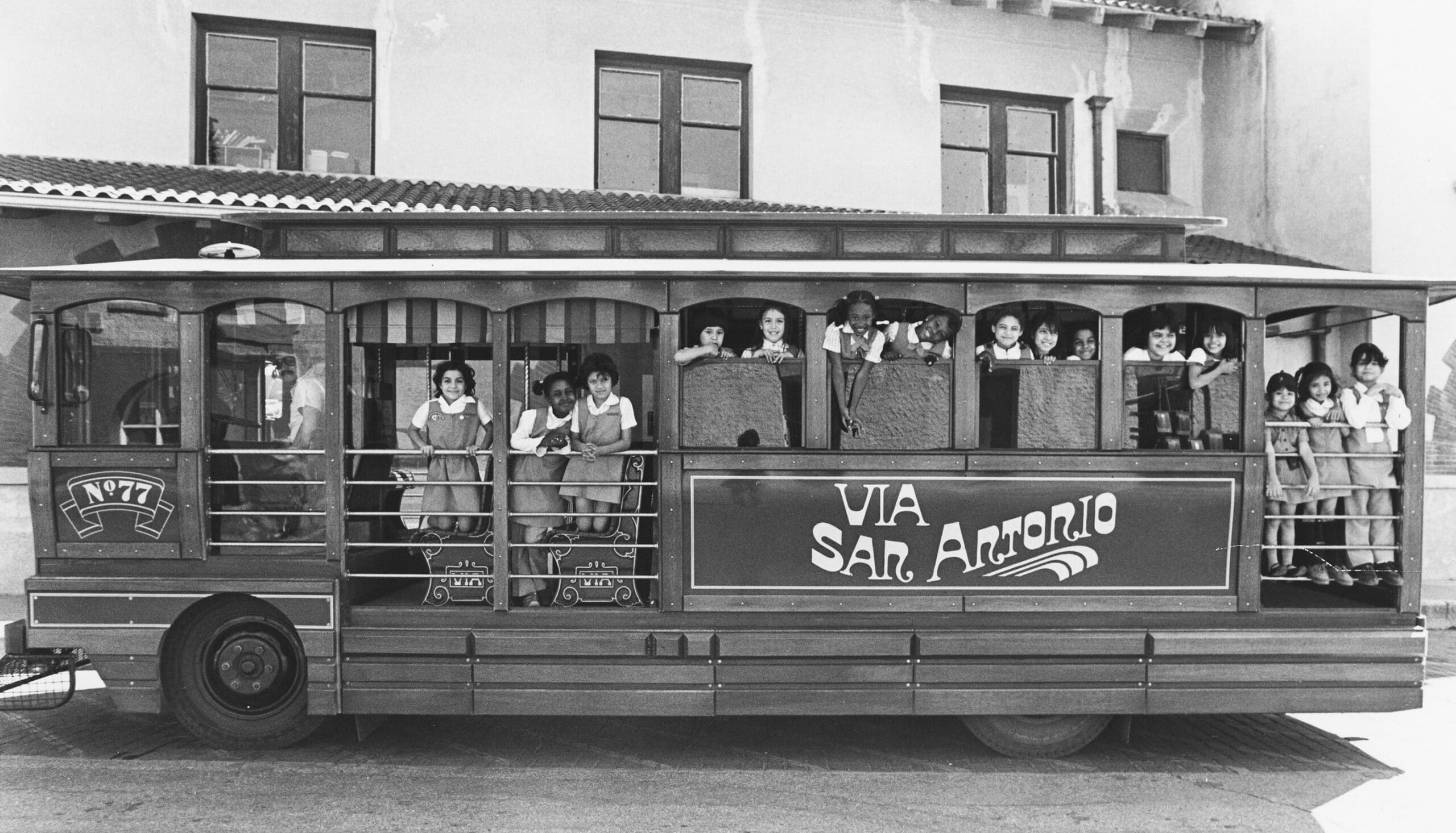 Girl Scouts on the Trolley Girl Scouts on the Trolley