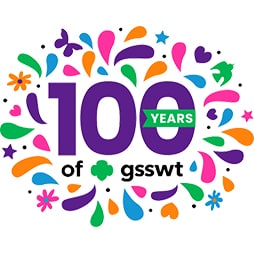 Girl Scouts Bday logo Girl Scouts Bday logo