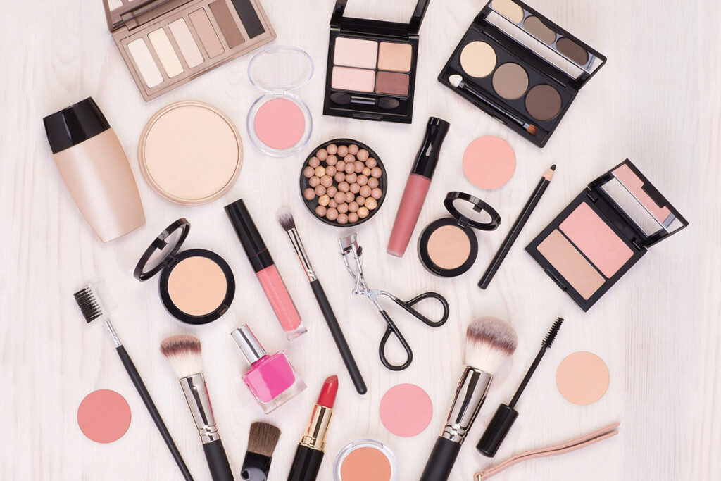 Makeup cosmetics and accessories