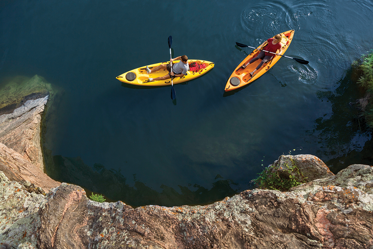 Marable Falls kayaks