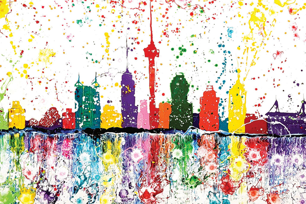 SA, I LOVE YOU painting