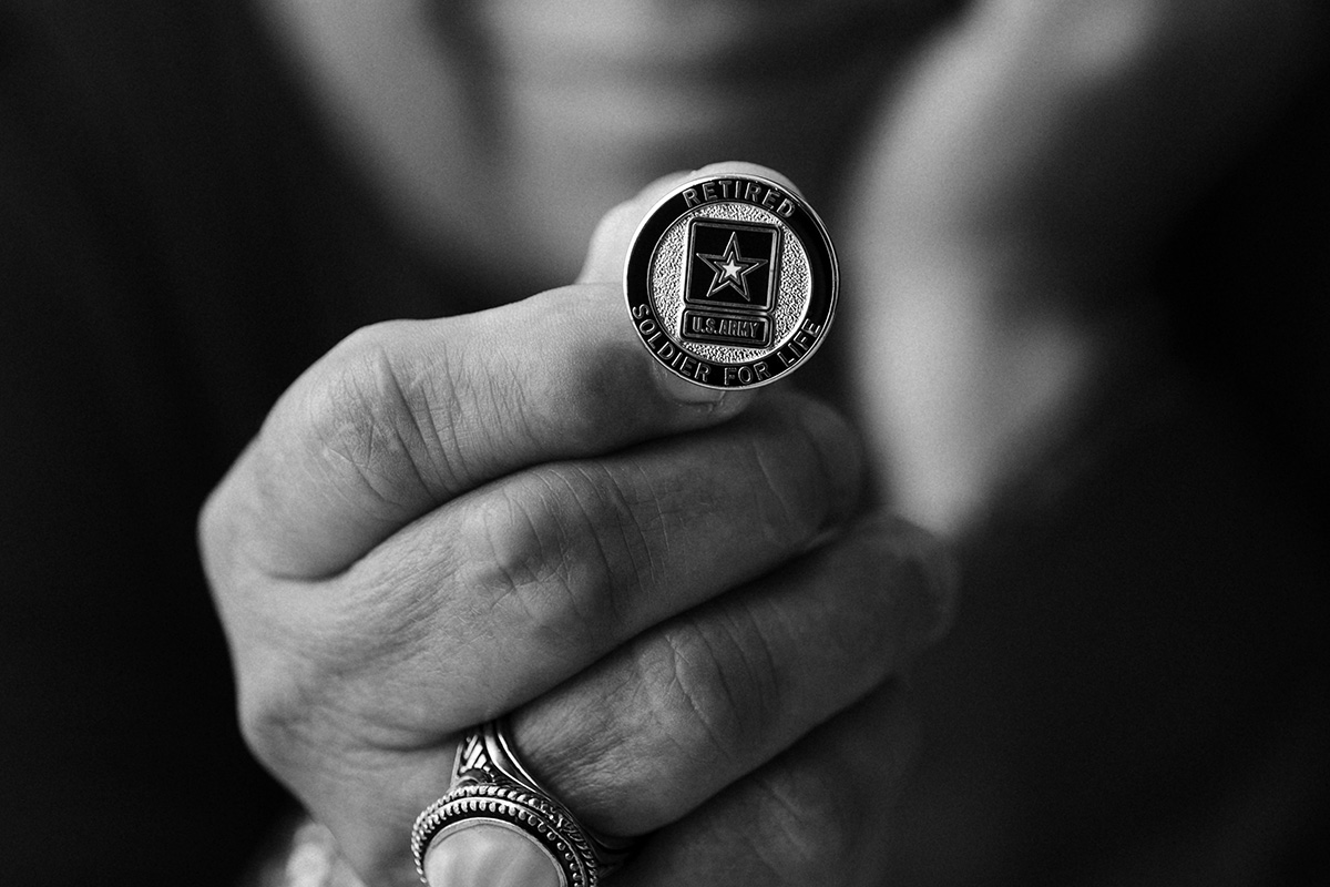 Serafina L. De Los Santos ring up close