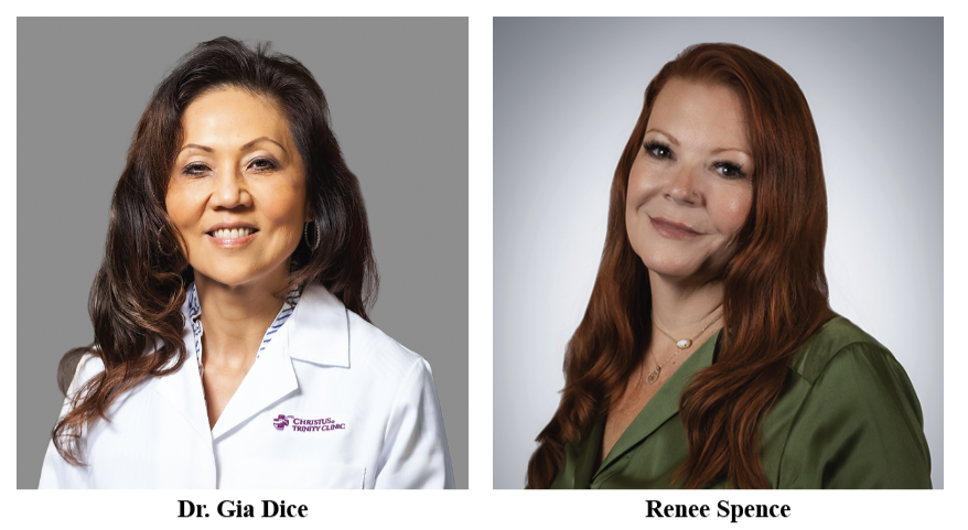 Dr. Dice and Renee Spence