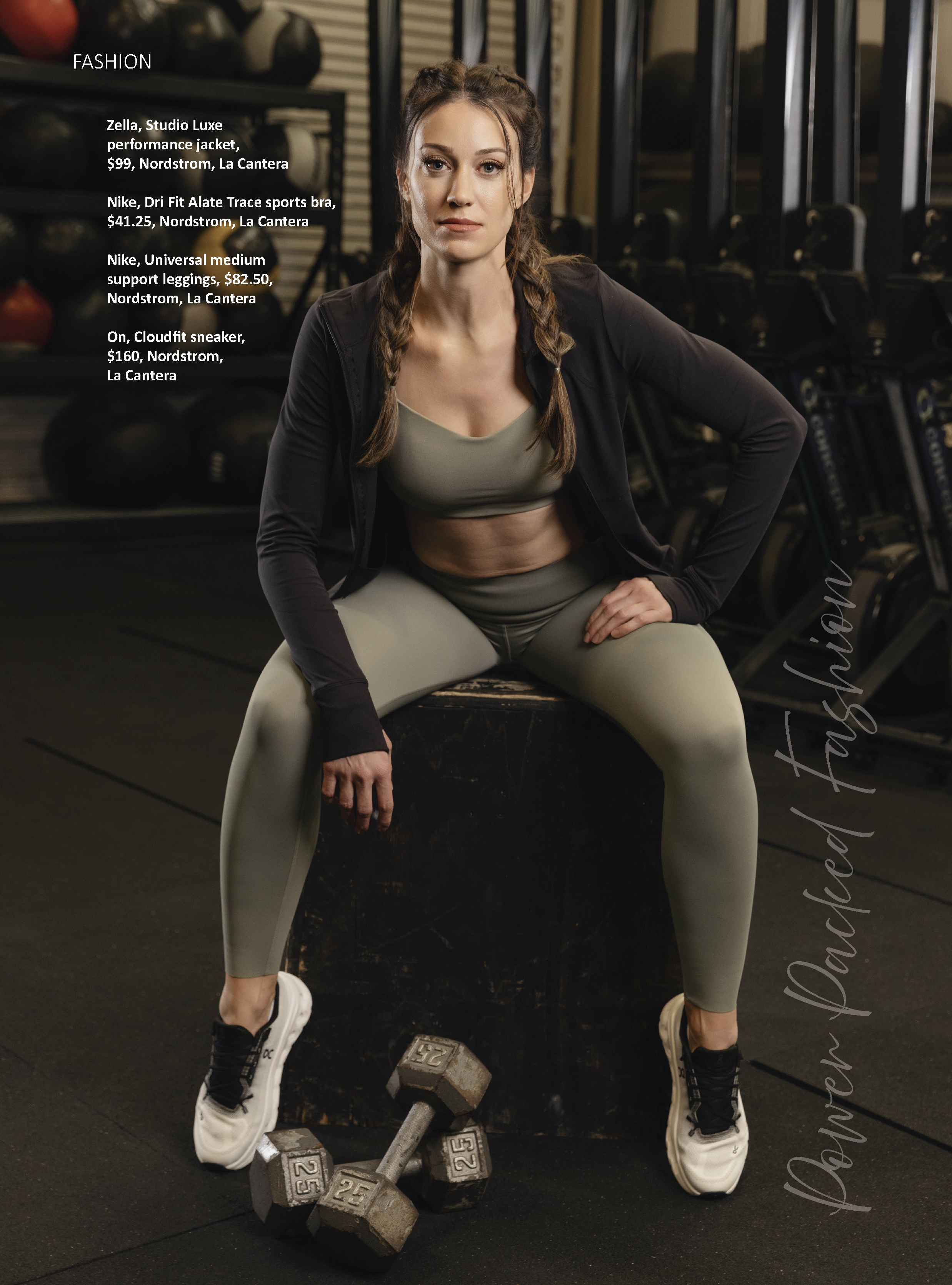 Fashion photo woman in green Fashion photo woman in green